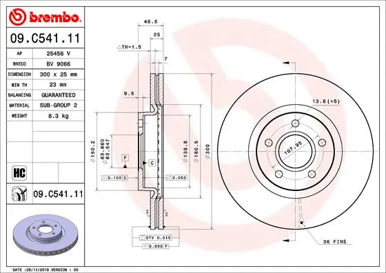 09C54111 Brembo