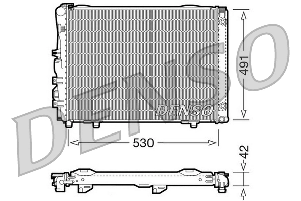 Radiador para Mercedes E W124