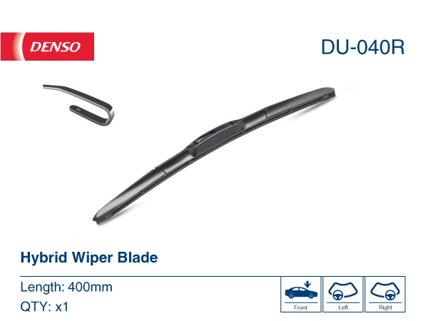 DU040R Denso Escobilla del limpiaparabrisas del lado del pasajero