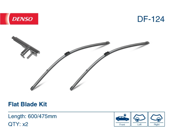 Escobillas delanteras Denso DF124 precio, desde 24,61 EUR