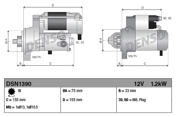 Comprar Motor de arranque Honda Civic VIII FD, FA a bajo precio