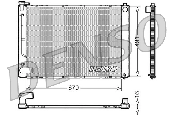 Radiador para Lexus RX U3