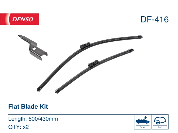 Escobillas Limpiaparabrisas delanteras para Fiat Doblo II 263