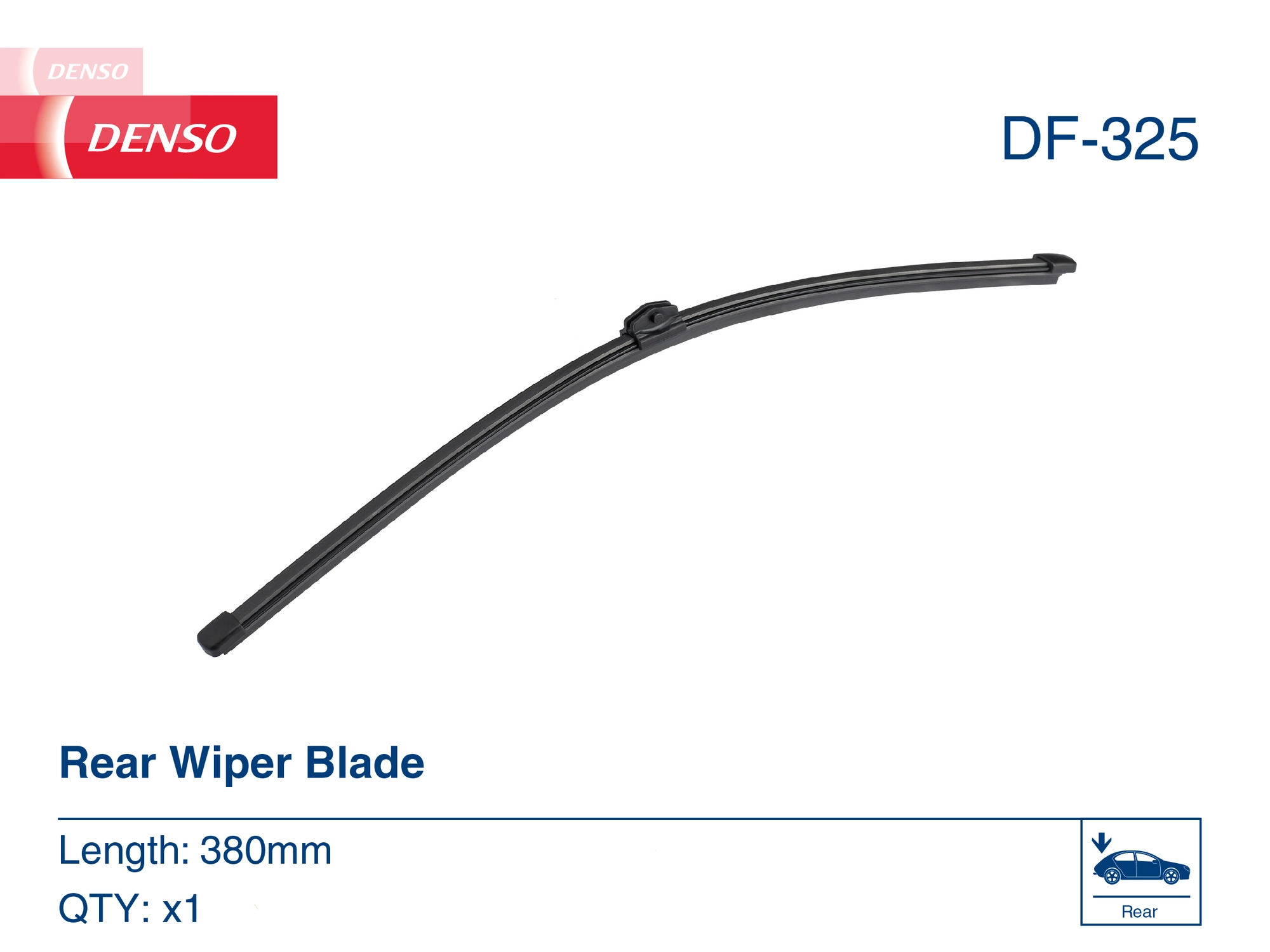 DF325 Denso Limpiaparabrisas trasero