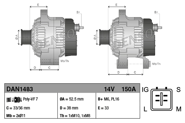DAN1483 Denso