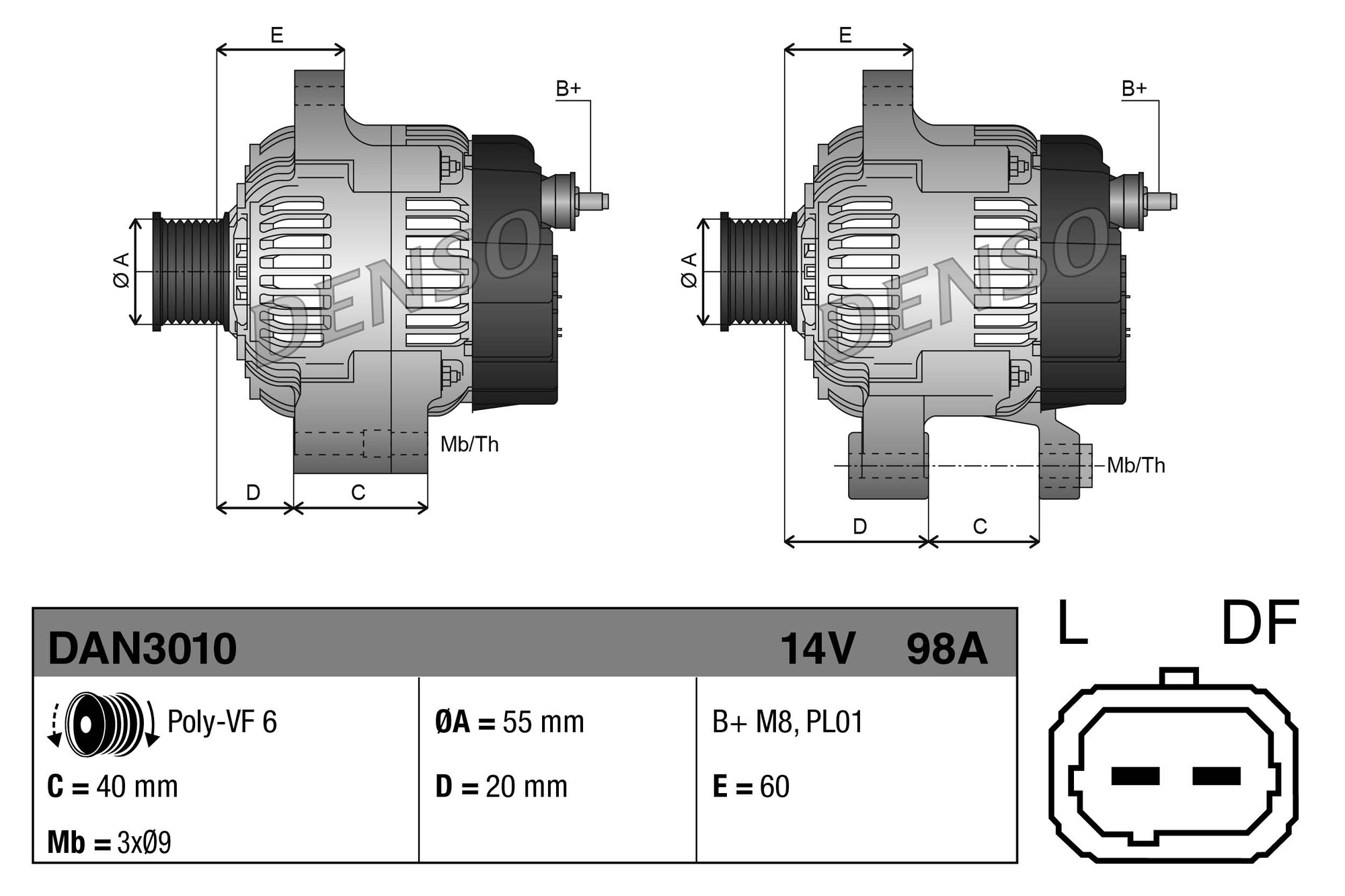 DAN3010 Denso