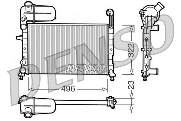 Radiador para Fiat Tipo 160