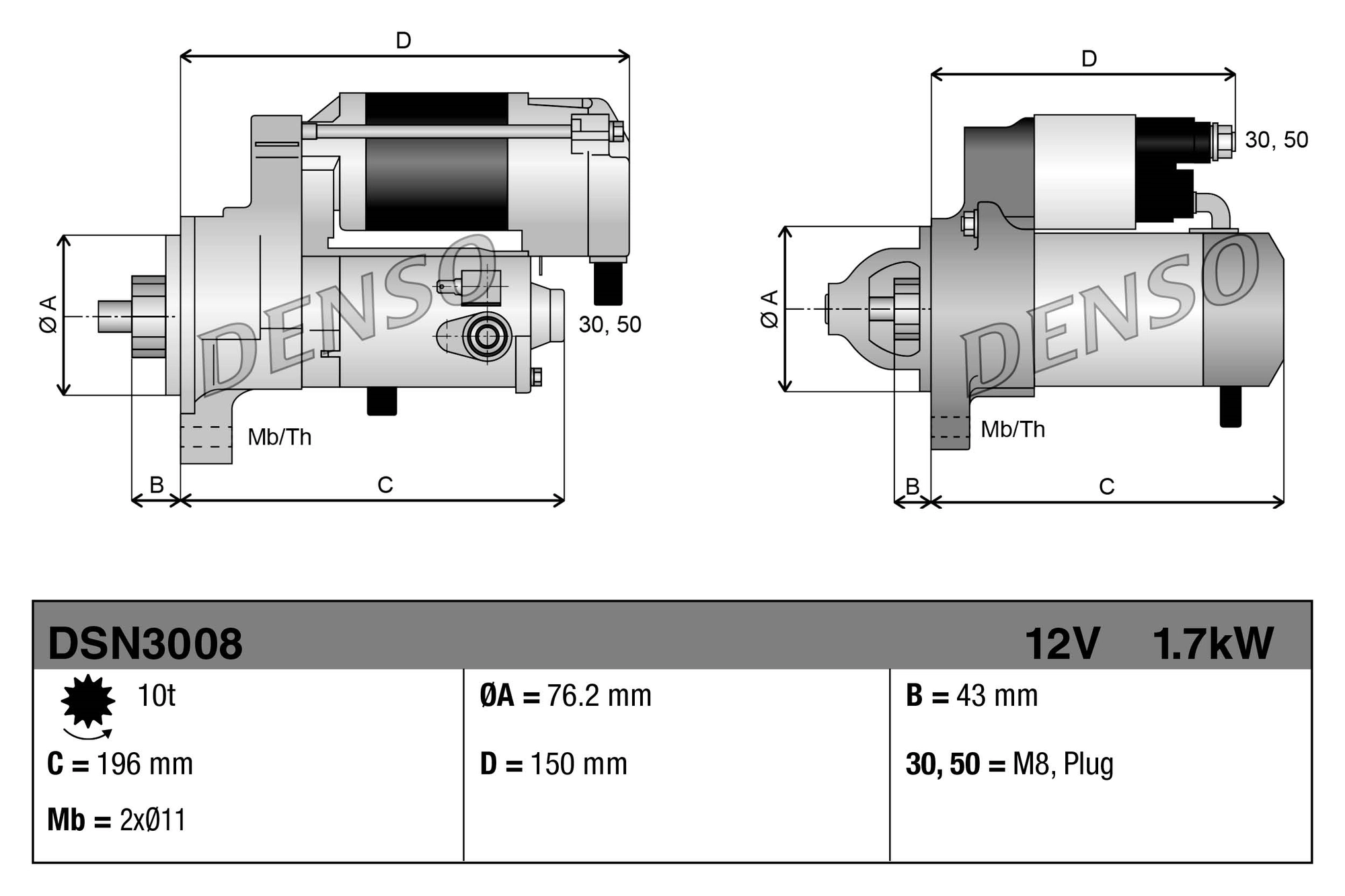 DSN3008 Denso