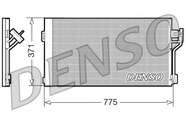 Condensador para Mercedes Vito  (639)