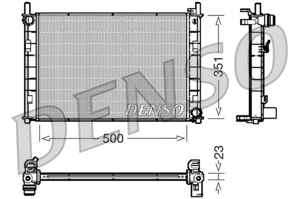 Radiador del motor Ford Fiesta V hatchback comprar en España