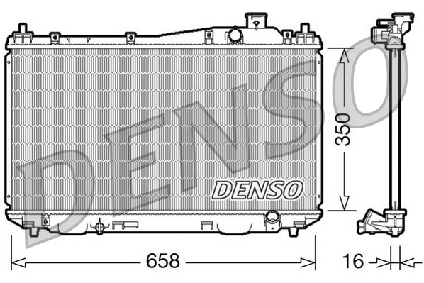 Radiador para Honda Civic EU, EP, EV