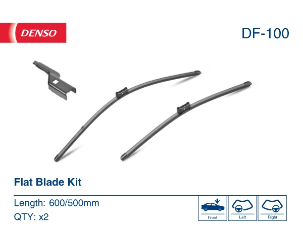Escobillas delanteras Denso DF100 precio, desde 23,27 EUR