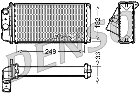 Radiador interior Fiat Siena  (1996-2001)
