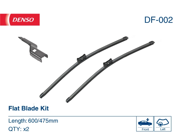 DF002 Denso Escobillas Limpiaparabrisas delanteras