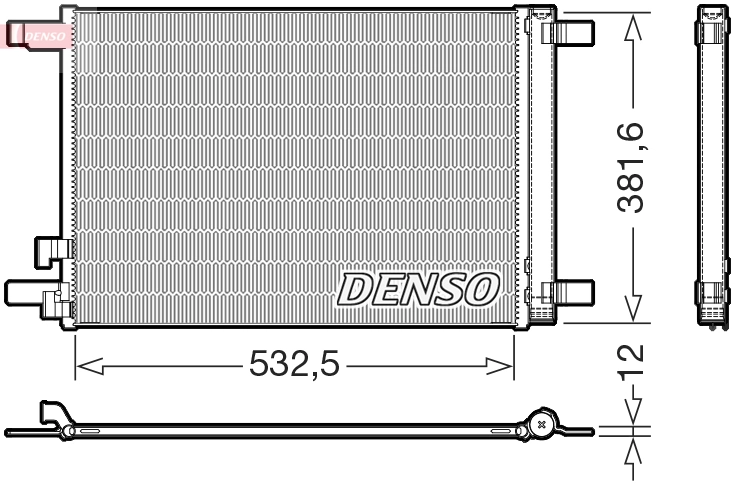Condensador para Volkswagen Polo VI (AW1, BZ1, AE1)
