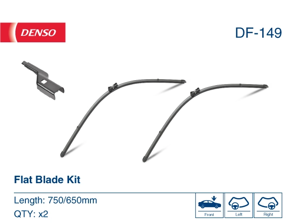 Escobillas delanteras Denso DF149 precio, desde 27,90 EUR
