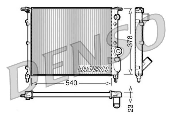 Radiador de água para Renault 21 (S48)