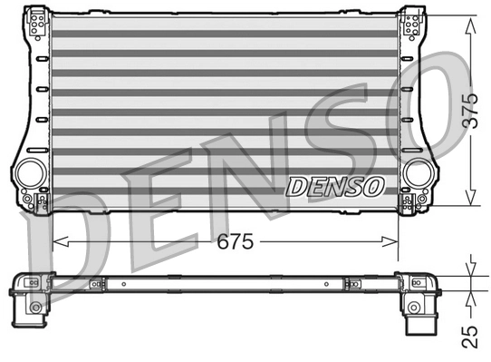 Radiador de intercooler Toyota Corolla  (2006-2014)