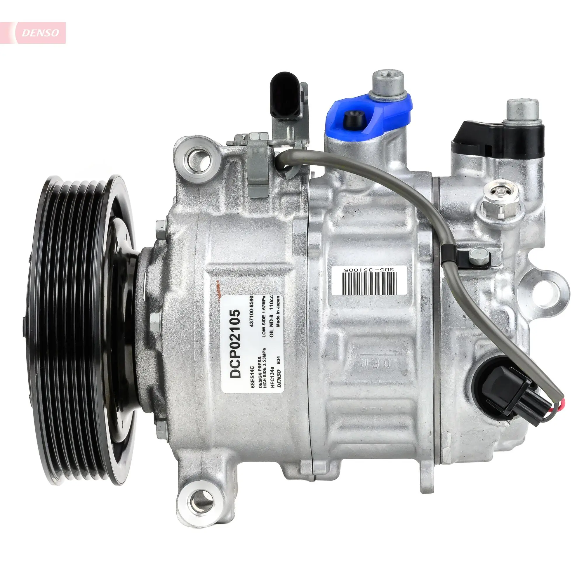 DCP02105 Denso Compresor climatizador