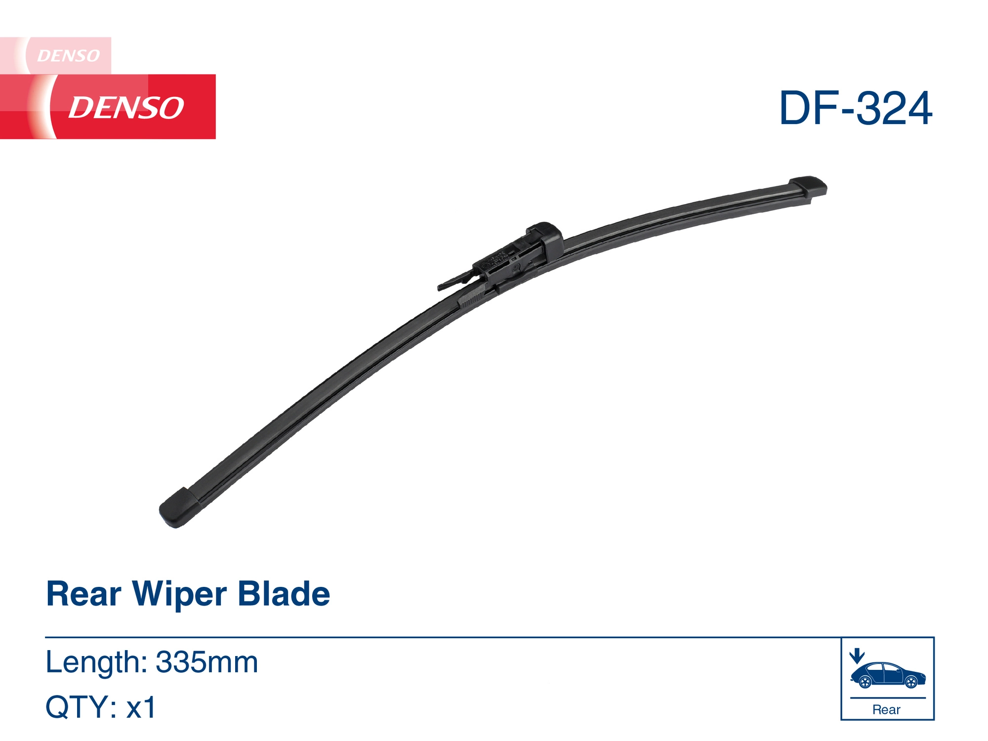 DF324 Denso Limpiaparabrisas trasero