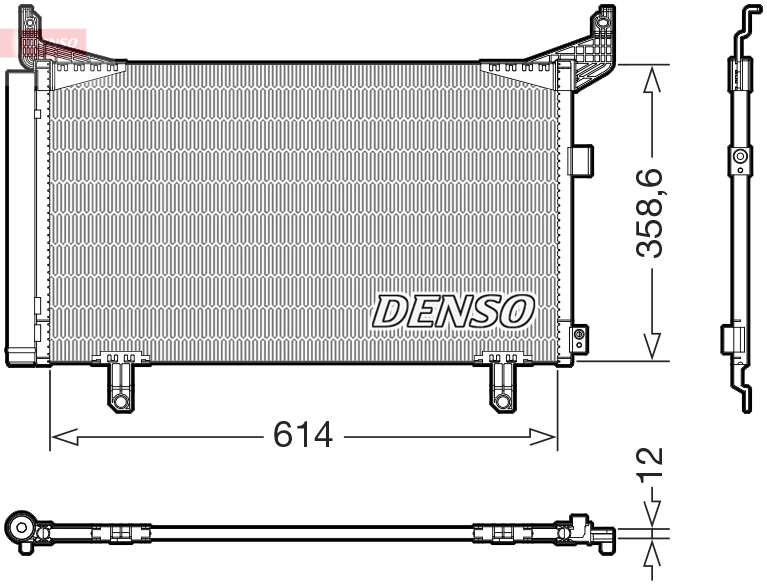 Condensador para Subaru Forester V (S14, SK)