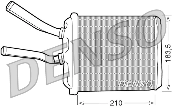 Radiador de calefacción Alfa Romeo 156 932