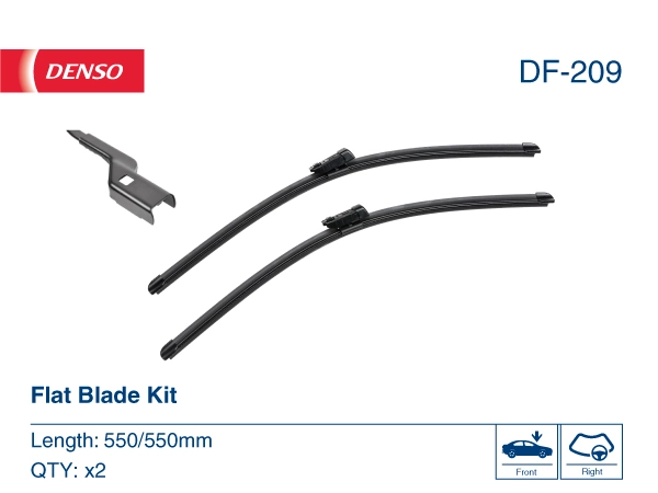 DF209 Denso Limpiaparabrisas delantera conductor