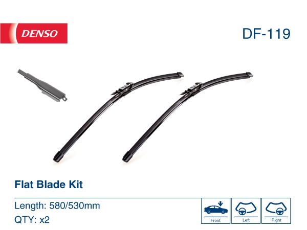 Escobillas delanteras Denso DF119 precio, desde 23,43 EUR