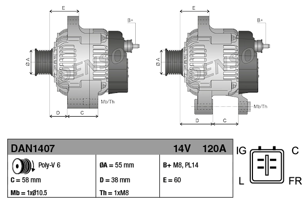 DAN1407 Denso