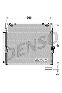 Condensador aire acondicionado Toyota Land Cruiser  (J200)