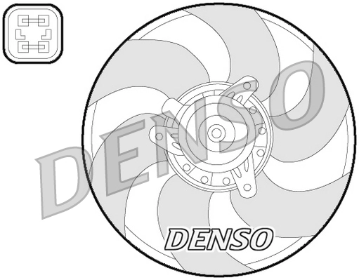 Ventilador de refrigeración del motor para Citroen ZX (N2)