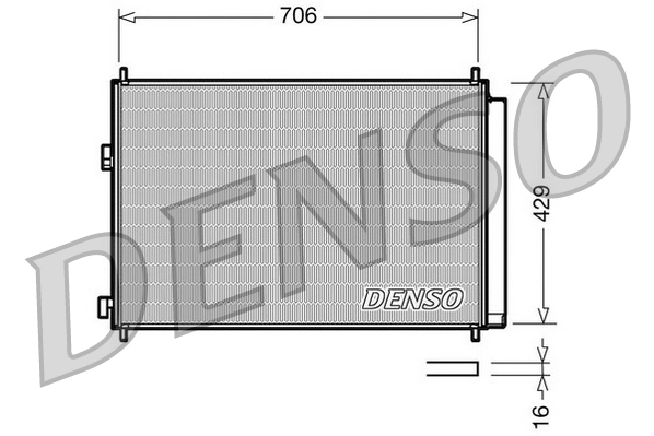 Condensador aire acondicionado para Toyota RAV4 A3