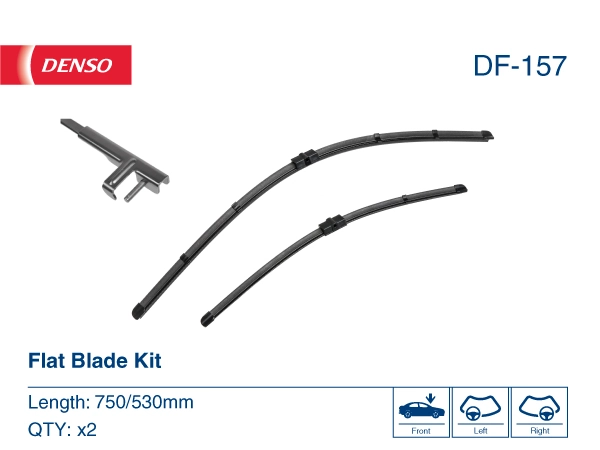 DF157 Denso Escobillas Limpiaparabrisas delanteras