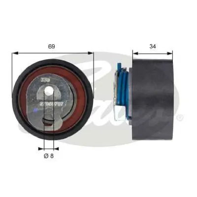  Tensor, correa de distribucion Iveco Daily 3