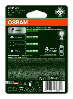 64210ULT01B Osram Lámpara halógena