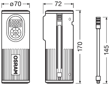 Compresor de inflado de neumáticos Osram OTIR2000 precio, desde 90,59 EUR