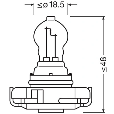 5202 Osram Bombilla de cruce