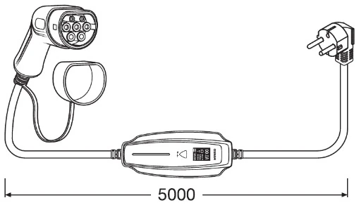 OPC20A05 Osram Cable de carga para vehículo eléctrico
