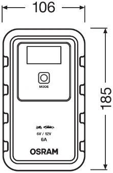 OEBCS906 Osram Cargador de batería