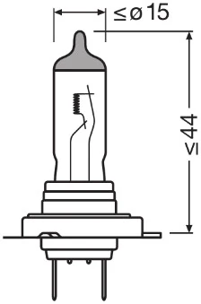 64215TSP Osram Lámpara halógena