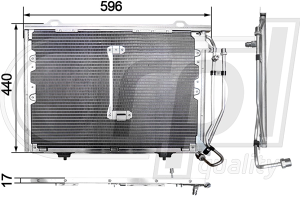 Comprar Condensador de aire acondicionado Mercedes CLK  C208 a bajo precio