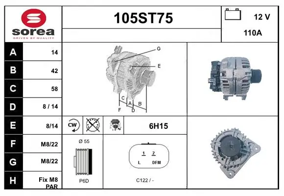 Generador Audi A8  (4H2, 4H8, 4HC, 4HL)