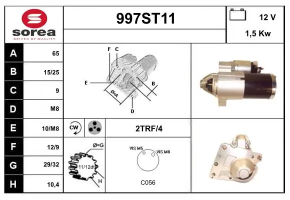 Comprar Motores de arranque 407  6E