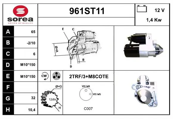 961ST11 Startcar