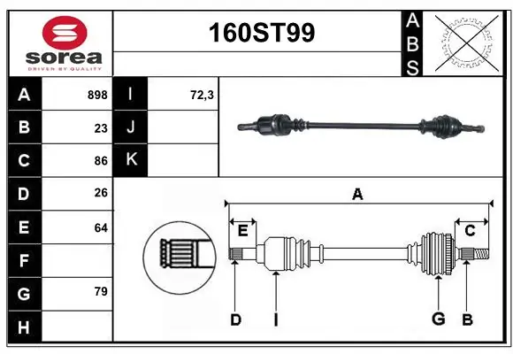 160ST99 Startcar