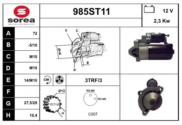 985ST11 Startcar