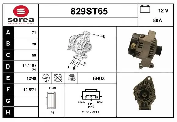 829ST65 Startcar