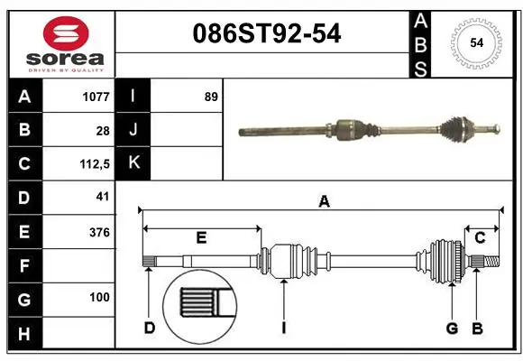 086ST9254 Startcar