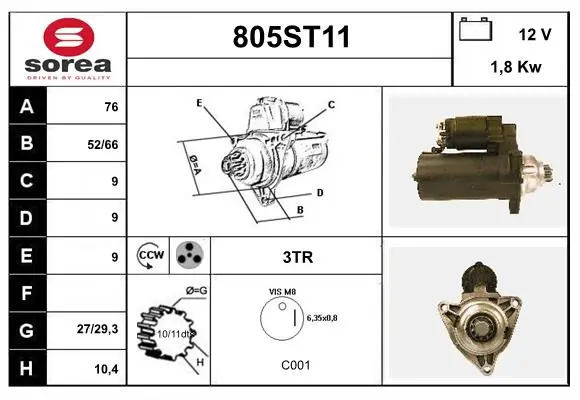805ST11 Startcar