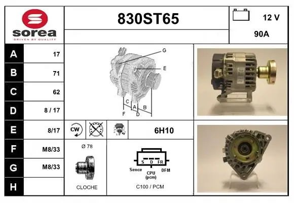 830ST65 Startcar